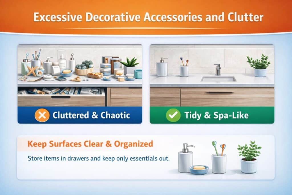 3. Excessive Decorative Accessories and Clutter