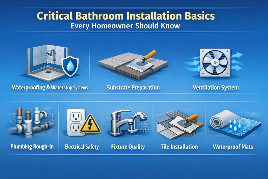 Critical Bathroom Installation Basics Every Homeowner Should Know
