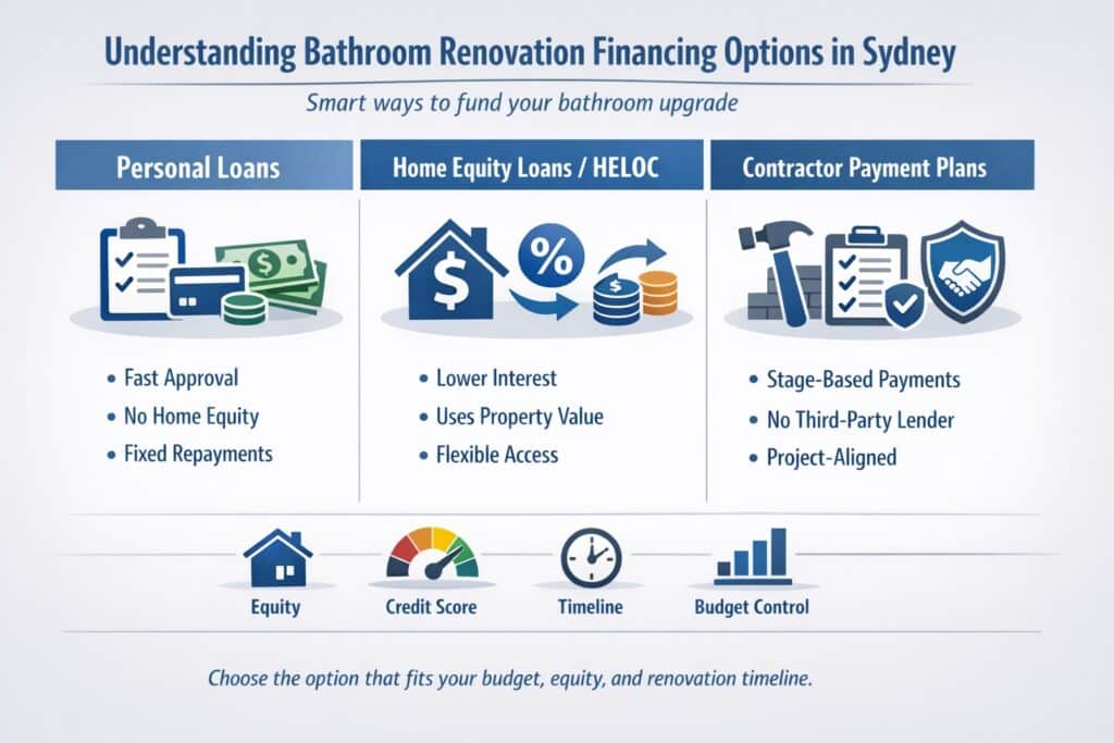 Understanding Bathroom Renovation Financing Options in Sydney