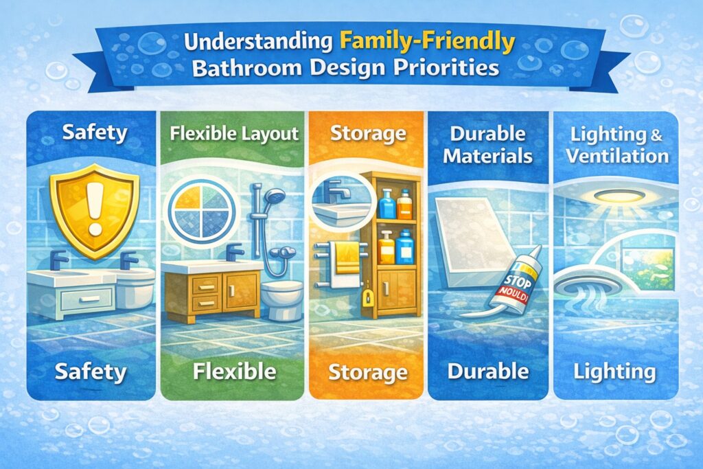 Understanding Family-Friendly Bathroom Basics Design Priorities