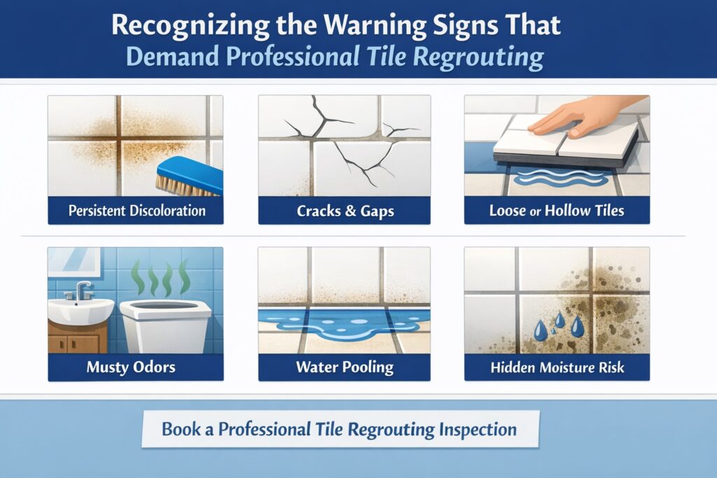 Recognizing the Warning Signs That Demand Professional Tile Regrouting