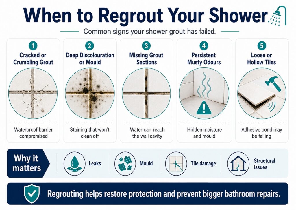 What Is Regrouting a Shower?