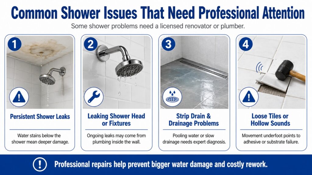 Common Shower Issues That Need Professional Attention