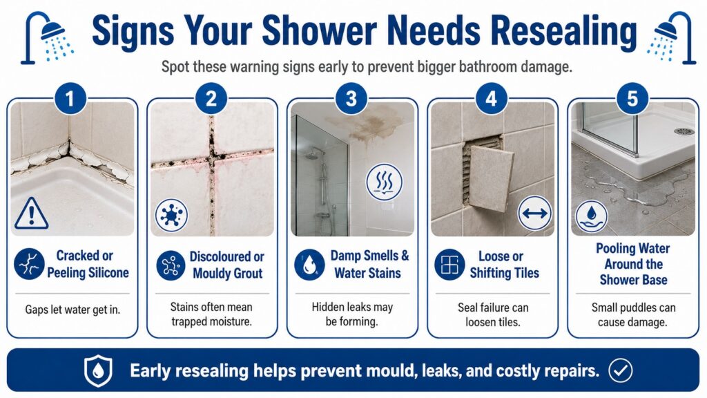 Signs Your Shower Needs Resealing