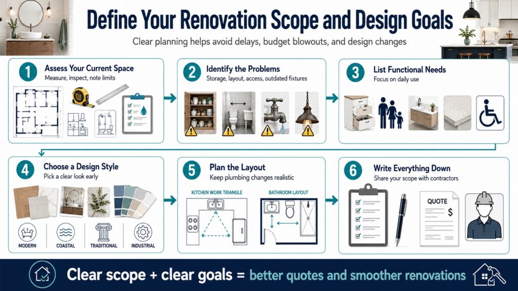 Define Your Renovation Scope and Design Goals