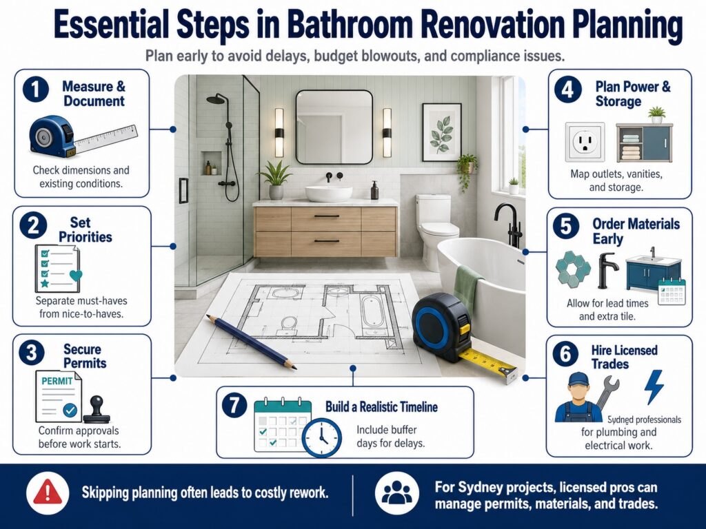 Essential Steps in Bathroom Renovation Planning