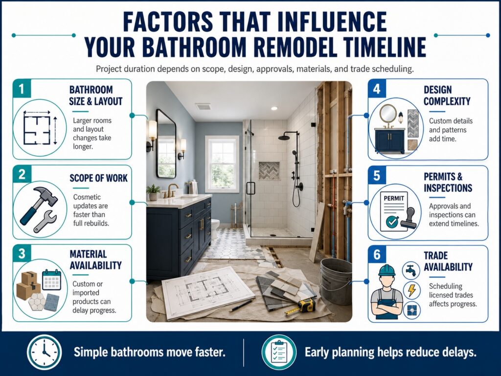 Factors That Influence Your Bathroom Remodel Timeline