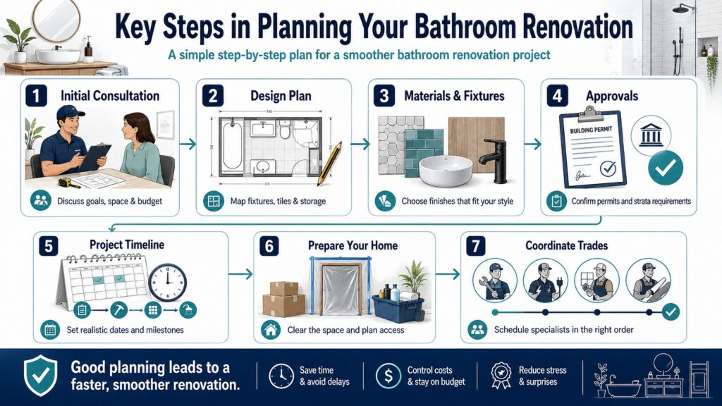 Key Steps in Planning Your Bathroom Renovation