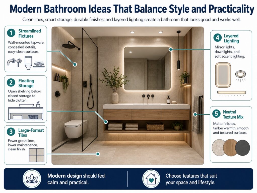 Modern Bathroom Ideas That Balance Style and Practicality