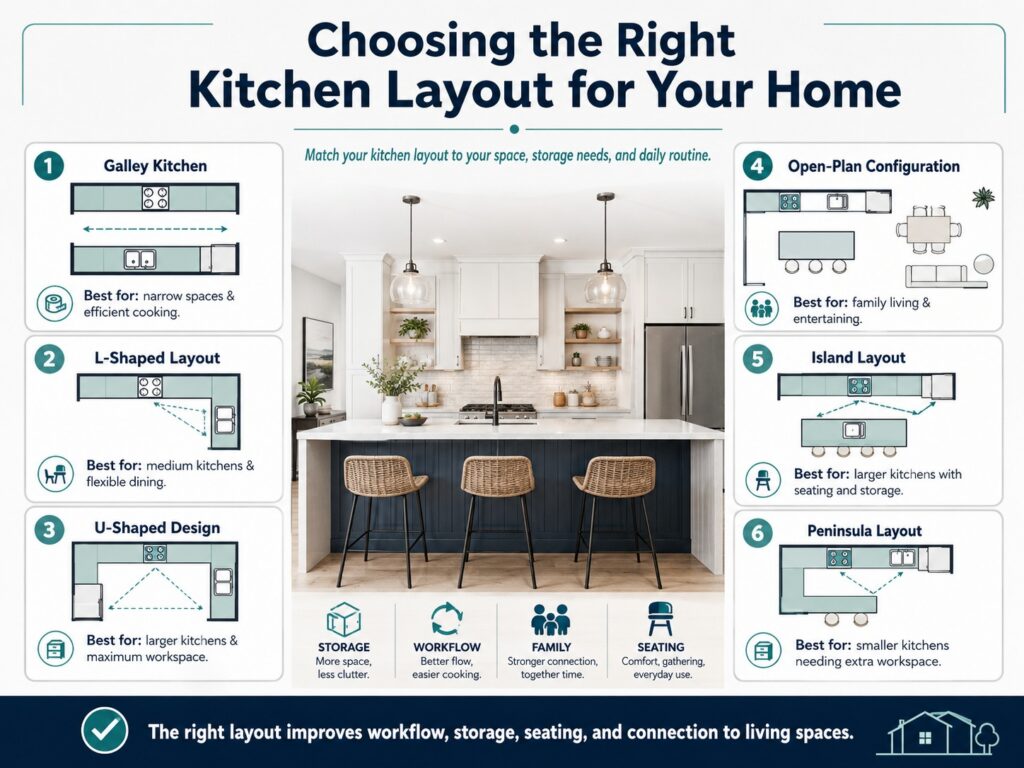 Choosing the Right Layout for Kitchen Renovations Sydney