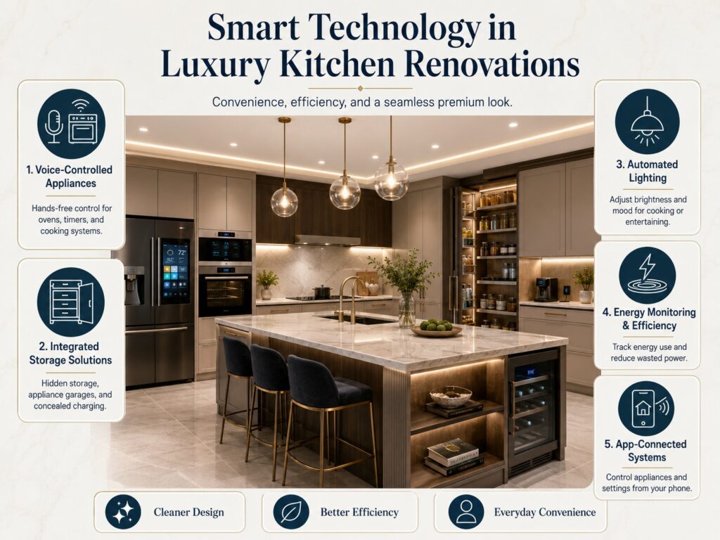 Smart Technology in Luxury Kitchen Renovations
