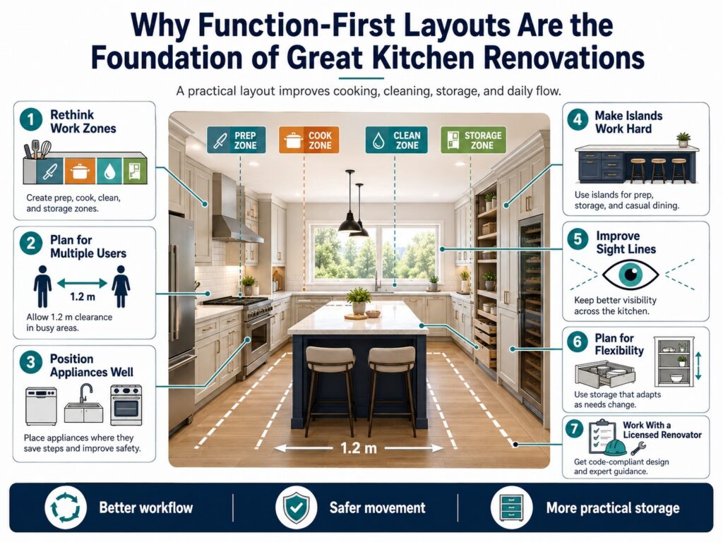 Why Function-First Layouts Are the Foundation of Great Kitchen Renovations